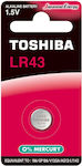 Toshiba Bp-1c Алкален Батерия За часовници LR43...
