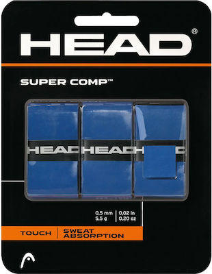 Head Super Comp -BL Overgrip Blue 3pcs