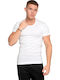 Men's Short Sleeve Undershirt in White Colour