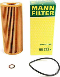 Mann Filter Filtru de Ulei Auto HU 722 x pentru Bmw Filtru de ulei auto pentru seria BMW 1/3/5/7-X3 HU722X