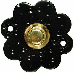 Zogometal 224 Knopf Glocke Rustikal in Schwarz Farbe 224