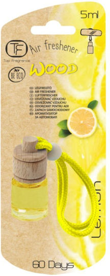Top Fragrance Κρεμαστό Αρωματικό Υγρό Αυτοκινήτου Wood Lemon 5ml