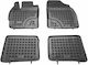 Rezaw Plast Set of Front and Rear Mats 4pcs for Toyota Prius 2011+ Black