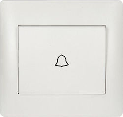 Elmark Rhyme Complete Wall Push Bell Button wit...
