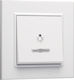 Makel Karea Complete Wall Push Staircase Button with Frame White 57187124