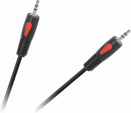 Cabletech Cabletech 3.5mm Jack Cable - 3.5mm Male to 3.5mm Male Black Length 3m KPO4005-3.0