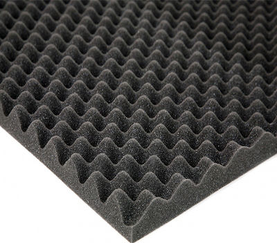 Alphacoustic ISOLFON SEP Sound Absorbing Sheet Eggcup T50mm/L100xW50cm Black