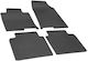 Rigum Set of Front and Rear Mats 4pcs for Kia Optima 2016+ Black