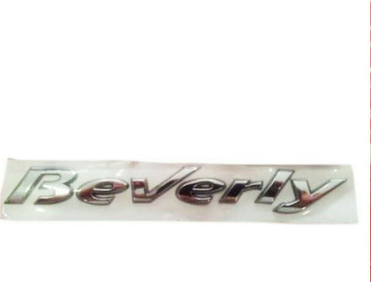 Piaggio Beverly Emblem Stickers Silver