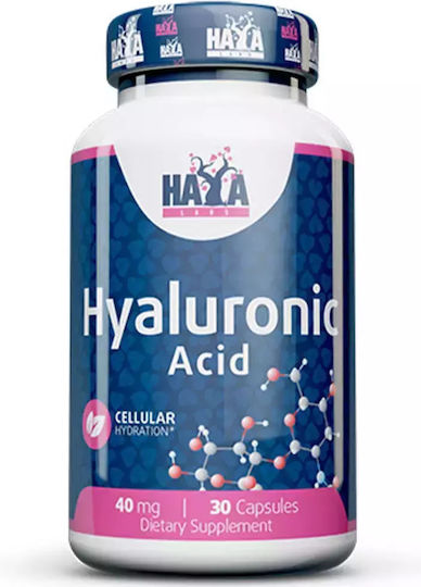Haya Labs Хиалуронова Киселина 40 mg 30 Капсули