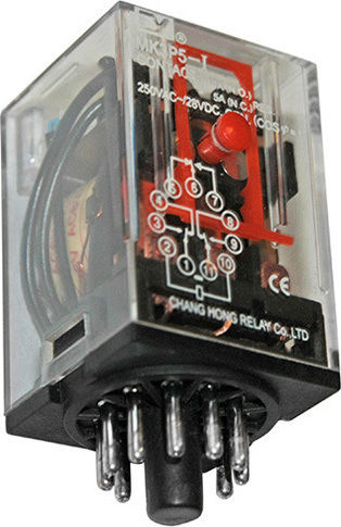 Adeleq Βιομηχανικό Ρελέ Λυχνίας 6V 11 Πόδια 6V AC 11-3061