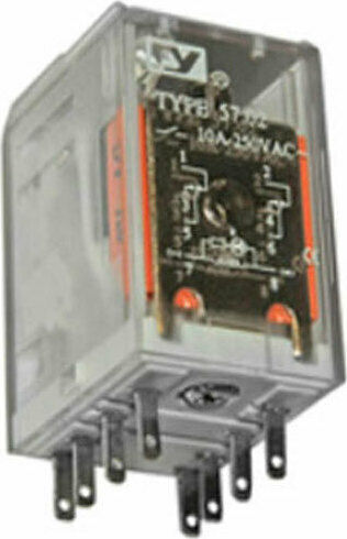 Adeleq Βιομηχανικό Ρελέ Λυχνίας 6V 8 Πόδια 6V AC 11-20618