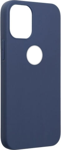 Senso Soft Touch Hole Back Cover Silicone Blue (iPhone 12 mini)
