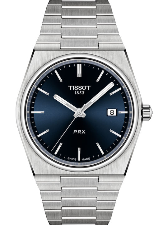 Tissot PRX Men's Watch 40mm Battery with Silver Metal Bracelet