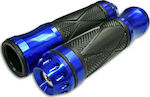 Xinli Motorcycle Grips with Handlebar Counterweights XL-276A in Blue Colour