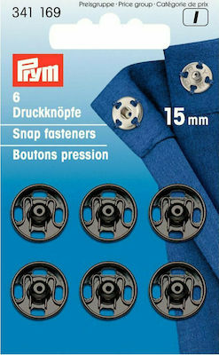 Prym Black Metal Stud Sewing Supply 341169