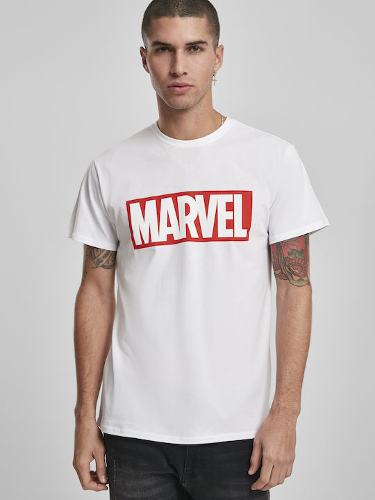 Merchcode T-Shirt Marvel Logo Tee White