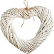 JK Home Decoration Herz Aus Rattan 51x45x11cm 1 Stück