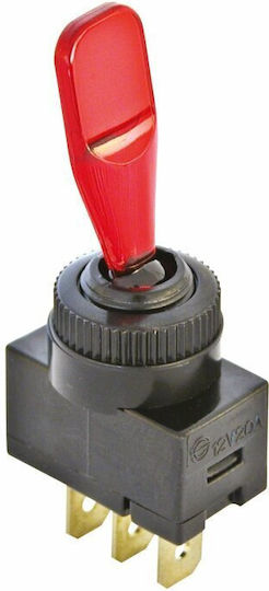 Carpoint Ein/Aus-Schalter Auto 20A 12V Universal Rot