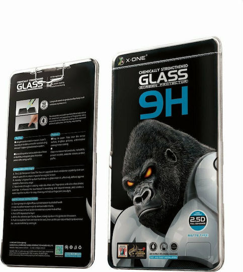 X-One Ματ Full Face Tempered Glass (iPhone 12 / 12 Pro)