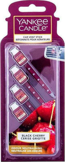 Yankee Candle Autoduftöl Entlüftung Black Cherry Kirsche 4Stück