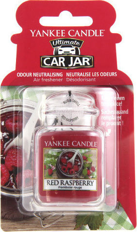 Yankee Candle Αρωματική Καρτέλα Κρεμαστή Αυτοκινήτου Car Jar Ultimate Red Raspberry