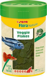 Sera Flora Nature Bottom Fish Food Flakes with Spirulina 100ml