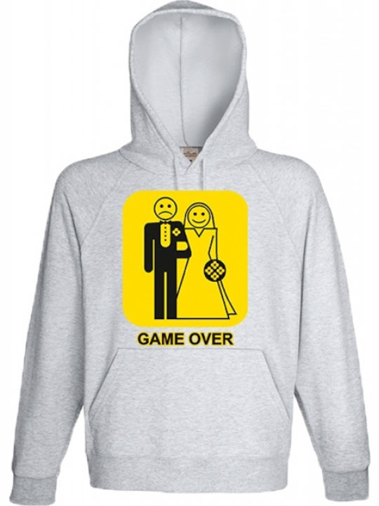 Game over Shooter Hood Hooded Grey