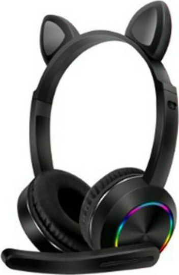 AKZ-K23 Black Ασύρματα Over Ear Multimedia Ακουστικά με μικρόφωνο και σύνδεση Bluetooth