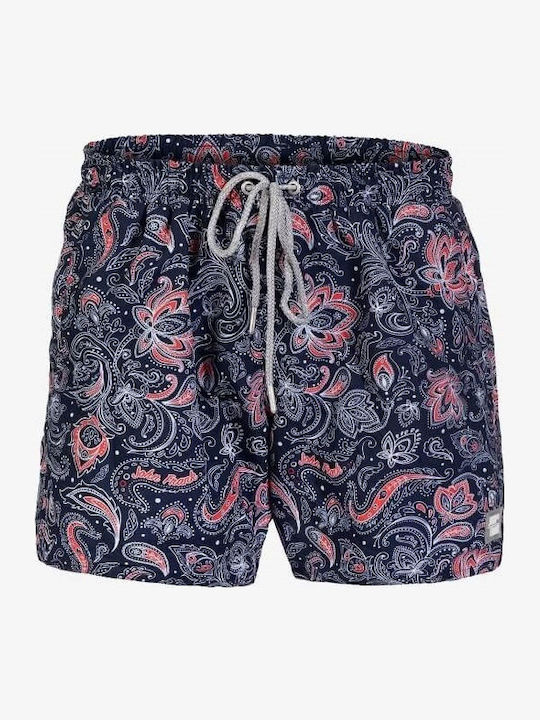 Paisley Herren Badebekleidung Shorts Marineblau mit Mustern