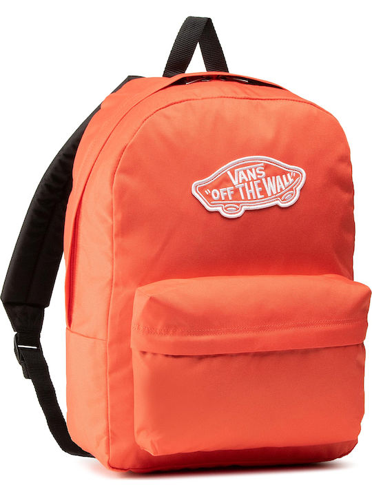 Vans Realm Schulranzen Rucksack Junior High-High School in Orange Farbe 22Es