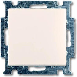 Abb Basic55 Διακόπτης Μπουτόν σε Μπεζ Χρώμα 13019