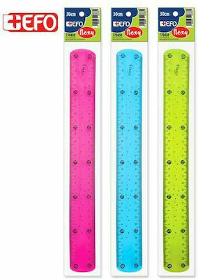 +Efo Ruler Plastic 30cm