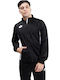 Lotto Delta Men's Sweatshirt Jacket with Pockets Black