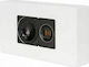 Elac Wall-mounted Speaker WS 1645 (Piece) 40x9.8x22cm White