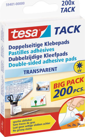 Tesa Adeziv Autocolantă Double Sized Adhesive Pads 200 buc 200buc