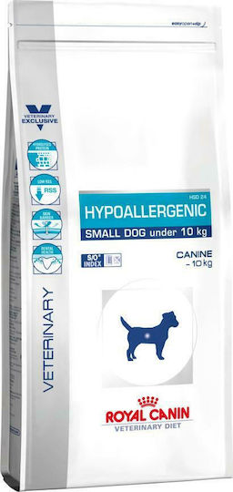 Royal Canin Veterinary HYpoallergenic Small Dog 3.5kg Dry Food for Adult Small Breed Dogs with Poultry and Rice