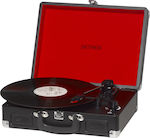 Denver VPL-120 111201100050 Suitcase Turntables with Preamp and Built-in Speakers Black