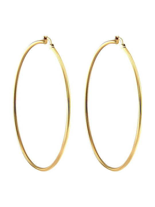 14K Yellow gold earrings with 14 hoops SK11100433