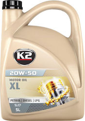 K2 Texar Λάδι 20W-50 5lt K2 Texar Λάδι 20W-50 5lt