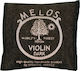 Melos Violin Rosin Large Kolophonium in Braun Farbe Dunkelheit