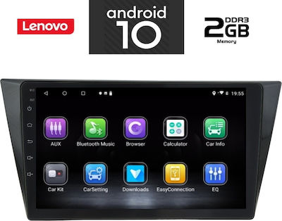 Lenovo Car-Audiosystem für Volkswagen Tiguan 2016+ mit Klima (Bluetooth/USB/AUX/WiFi/GPS) mit Touchscreen 10.1"