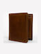Leather Men's Wallet Classic Tabac Brown