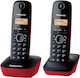 Panasonic KX-TG1612 Duo Cordless Phone (2-Pack)...