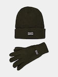 Army Race Männer Set mit Beanie Gestrickt in Kh...