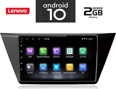 Lenovo Sistem Audio Auto pentru Volkswagen Turul 2016+ cu Clima (Bluetooth/USB/AUX/WiFi/GPS/Partitură) cu Ecran Tactil 10.1" IQ-AN X6989_GPS