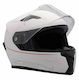 Zen ZN-820 Full Face Helmet ECE 22.05 1500gr Άσπρο/Κόκκινο Ματ