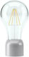 Allocacoc Lightbulb For Levitating Lamp Accessory for Lighting Fixtures Silver DH0128/BULBLE