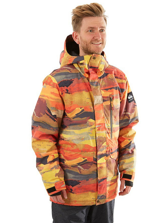 Quiksilver Mission Men's Ski & Snowboard Jacket Multicolour EQYTJ03230-RQJ1