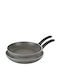 Ballarini Aosta Granitium 5 Pans Set of Aluminum with Stone Coating Grey 2pcs